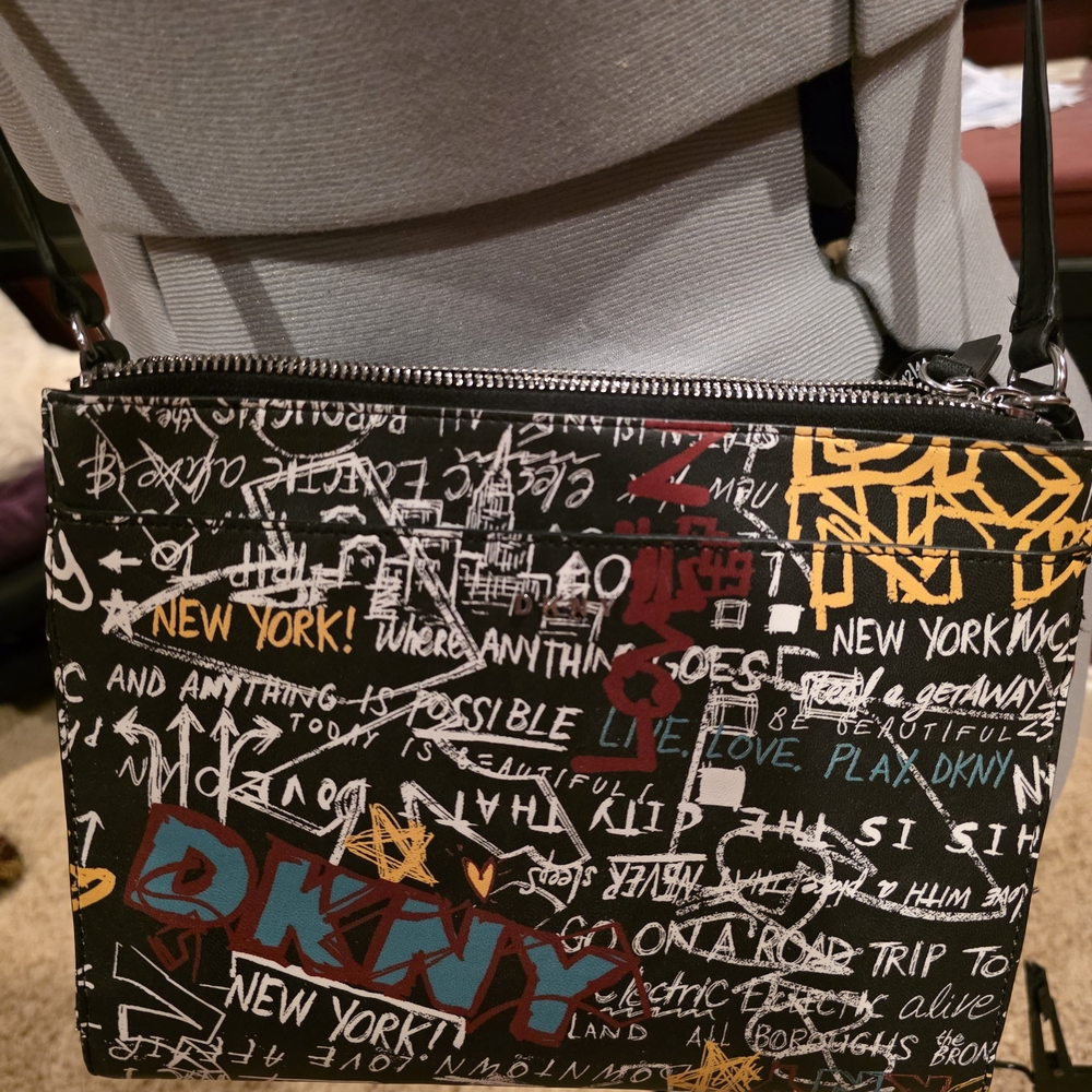 DKNY Graffiti Crossbody Bag